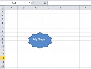 Vba excel shapes методы