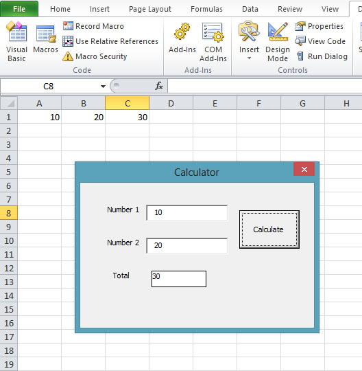 Vba excel userform поверх всех окон