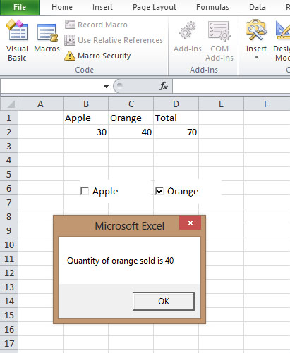 Excel 2010 Vba Lesson 22 The Checkbox And Option Button Excel Vba Tutorial 8660